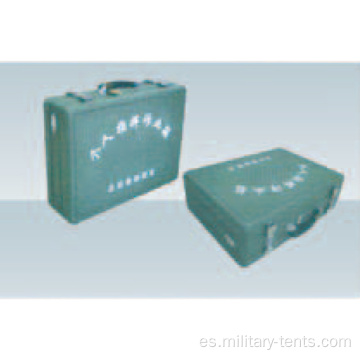 Caja de mando y personal militar personal de campo